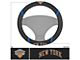 Steering Wheel Cover with New York Knicks Logo; Black (Universal; Some Adaptation May Be Required)