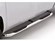 3-Inch Round Bent Nerf Side Step Bars; Polished Stainless (10-24 RAM 3500 Crew Cab)