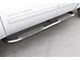 4-Inch Oval Bent Nerf Side Step Bars; Polished Stainless (03-09 RAM 3500 Quad Cab)