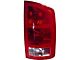 CAPA Replacement Tail Light; Chrome Housing; Red/Clear Lens; Driver Side (03-06 RAM 3500)