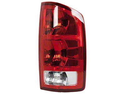 Replacement Tail Light; Chrome Housing; Red/Clear Lens; Passenger Side (03-06 RAM 3500)