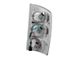 Tail Lights; Chrome Housing; Clear Lens (03-06 RAM 3500)