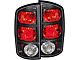 Tail Lights; Black Housing; Clear Lens (03-06 RAM 3500)