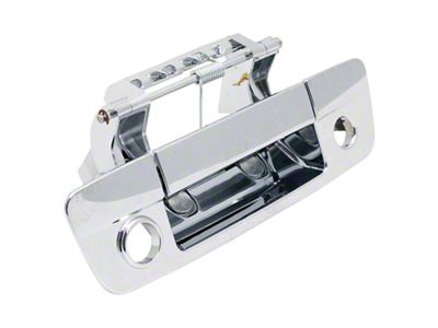 Tailgate Handle with Backup Camera; Chrome (10-12 RAM 3500 w/ Lock Provision)