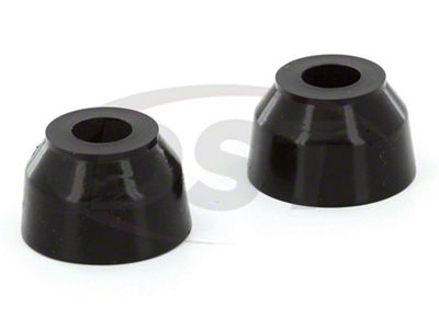 Tie Rod Dust Boot Set; Round Style; Black (94-02 RAM 3500)