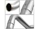 Turbo-Back Muffler Delete Single Exhaust System with Polished Tip; Side Exit (03-04 5.9L RAM 3500)