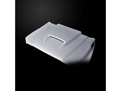 Type-SRT Style Ram Air Hood; Unpainted (19-24 RAM 3500)