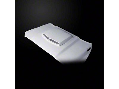 Type-TA Style Ram Air Hood; Unpainted (19-24 RAM 3500)