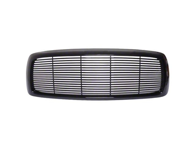 Upper Replacement Grille; Black (03-05 RAM 3500)