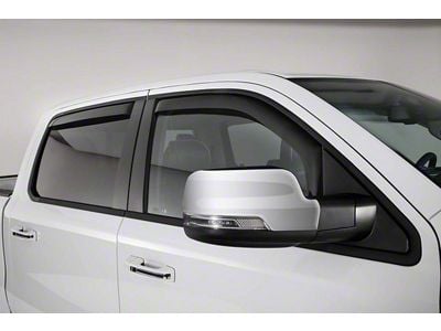 Ventgard Window Deflectors; Smoked (19-24 RAM 3500 Crew Cab)