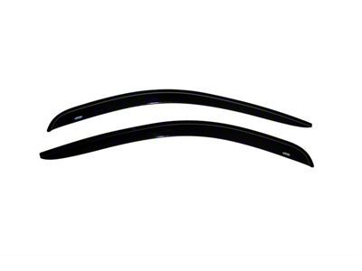 Ventvisor Window Deflectors; Front; Dark Smoke (03-09 RAM 3500 Regular Cab)