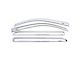 Ventvisor Window Deflectors; Front and Rear; Chrome (03-09 RAM 3500 Quad Cab)