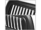 Vertical Fence Style Upper Replacement Grille; Matte Black (10-18 RAM 3500)