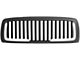 Vertical Style Upper Replacement Grille with LED DRL Light; Matte Black (03-05 RAM 3500)