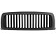 Vertical Style Upper Replacement Grille; Matte Black (03-05 RAM 3500)