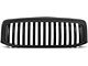 Vertical Style Upper Replacement Grille; Matte Black (07-09 RAM 3500)