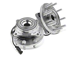 Wheel Bearing and Hub Assemblies with ABS Sensor; Front (12-13 4WD RAM 3500)