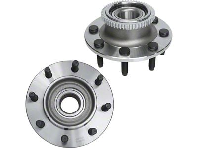 Wheel Hub Assemblies; Front (00-02 2WD RAM 3500)