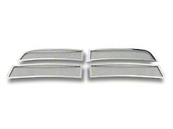 Wire Mesh Upper Overlay Grilles; Chrome (10-12 RAM 3500, Excluding Laramie)