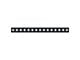 X-Track Rail; Matte Black; 60-Inch