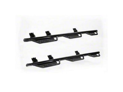 Ranch Hand 6-Step Wheel to Wheel Side Step Bars; Black (11-16 F-250 Super Duty SuperCab w/ 6-3/4-Foot Bed)