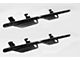 Ranch Hand 4-Step Wheel to Wheel Side Step Bars; Black (17-19 6.6L Duramax Sierra 2500 HD DRW Crew Cab w/ 8-Foot Long Box)