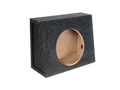 10-Inch Single Truck Sealed Subwoofer Enclosure (Universal; Some Adaptation May Be Required)