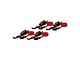 16-Foot Cargo Straps with S-Hooks; Red; 500 lb.; Set of Four