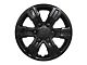 16-Inch 6-Spoke Wheel Covers; Black ABS (19-24 Ranger)