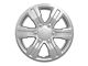 16-Inch 6-Spoke Wheel Covers; Silver ABS (19-24 Ranger)