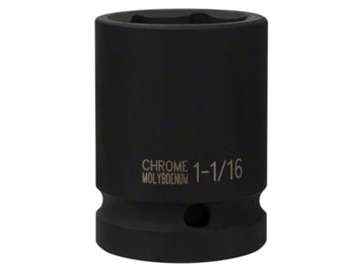 3/4-Inch Drive Impact Socket; Standard; Shallow