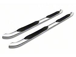 3-Inch Round Side Step Bars; Stainless Steel (19-25 Ranger SuperCrew)