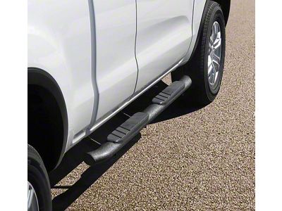 3.50-Inch Side Step Bars; Textured Black (19-23 Ranger SuperCab)