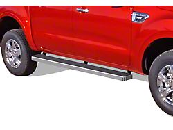 5-Inch iStep Running Boards; Hairline Silver (19-24 Ranger SuperCrew)