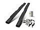 5-Inch Oval Straight Side Step Bars; Black (19-23 Ranger SuperCab)