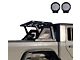 Armour II Roll Bar with 9-Inch Black Round Flood LED Lights and Basket; Black (19-24 Ranger)