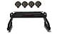 Atlas Roll Bar with 7-Inch Black Round LED Lights; Black (19-25 Ranger)