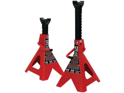 Big Red Jack Stands; 12-Ton Capacity