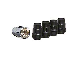 Black Acorn Wheel Locks; M12x1.5; Set of 5 (19-24 Ranger)