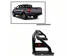 Classic Roll Bar with 40-Inch LED Light Bar; Black (19-25 Ranger w/ Tonneau Cover)