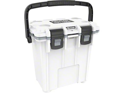 Elite Cooler; 20-Quart; White/Gray