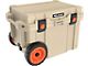 Elite Wheeled Cooler; 45-Quart; Tan