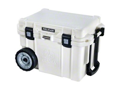 Elite Wheeled Cooler; 45-Quart; White