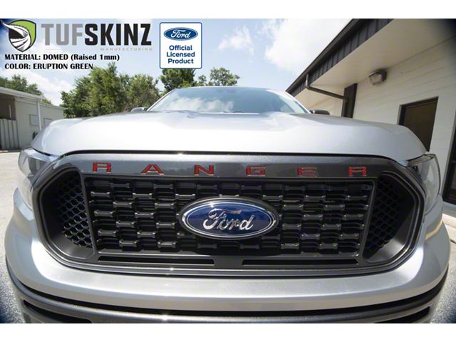 Front Grille Insert Letters; Rapid Red (19-23 Ranger)