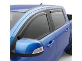 EGR In-Channel Window Visors; Front and Rear; Dark Smoke (19-25 Ranger SuperCrew)