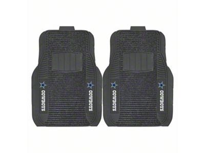 Molded Front Floor Mats with Dallas Cowboys Logo (Universal; Some Adaptation May Be Required)