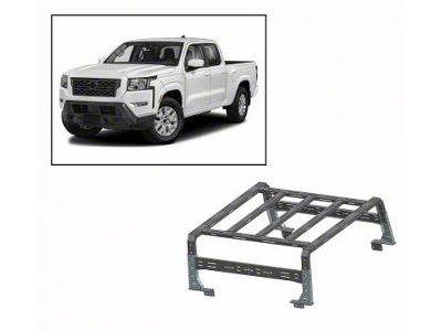 Overland Utility Bed Rack; Black (19-25 Ranger)