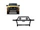 Rambler Grille Guard with 30-Inch LED Light Bar and 5.30-Inch Black Round Flood LED Lights; Matte Black (19-23 Ranger)