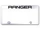 Ranger Laser Etched Inverted License Plate Frame; Mirrored (Universal; Some Adaptation May Be Required)