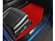 Single Layer Diamond Front and Rear Floor Mats; Full Red (19-24 Ranger SuperCrew)